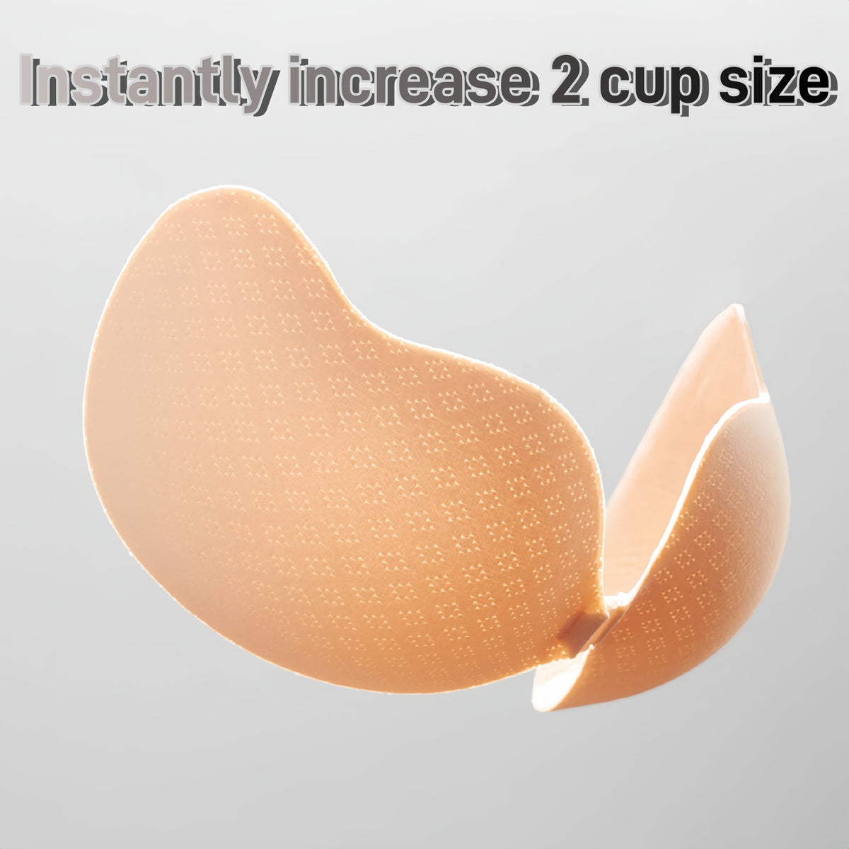 Women's Silicone Nipple Covers - Smooth, Comfortable Adhesive Bra Inserts, Seamless Reusable Strapless Sticky Bra, Breathable Lightweight Elegant Casual Accessory for Backless Dresses, Low Cut Tops, Everyday Wear