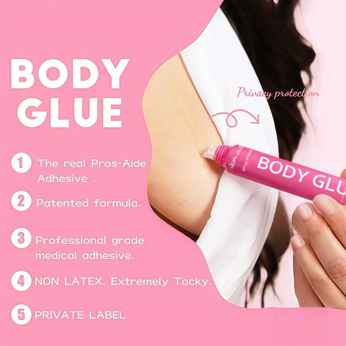 Body Adhesive - Body Glue Long-lasting adhesion, waterproof & sweat-resistant. Easy to remove without residue. Ideal for women's strap dresses, bikinis & other garments as a body adhesive  Bra Womenswear Fashion Clothes