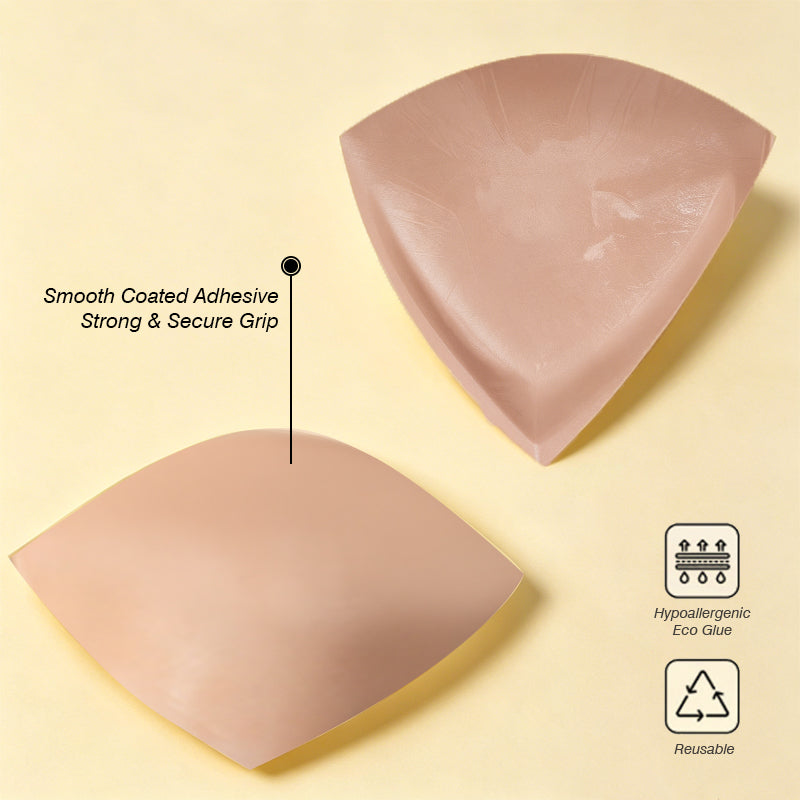 Invisible Push Up Bra Inserts for Large Bust | No Bra Needed Instant Lift Adhesive Pads