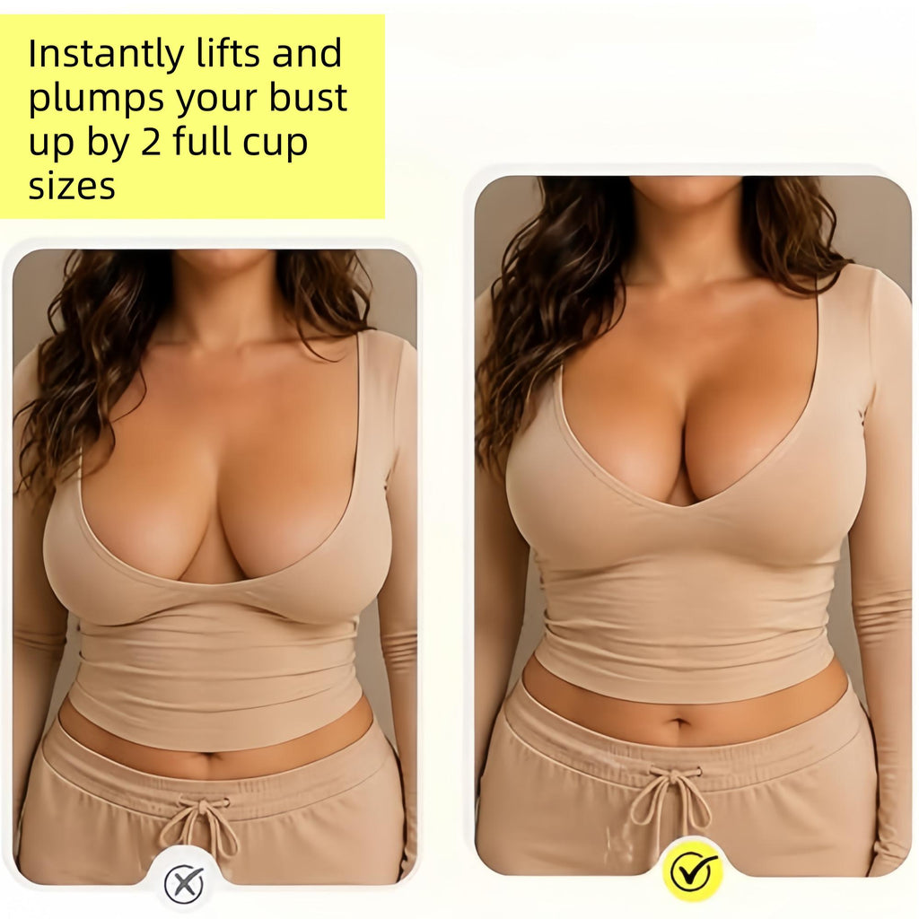 Invisible Push Up Bra Inserts for Large Bust | No Bra Needed Instant Lift Adhesive Pads